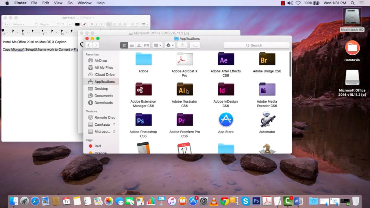 Microsoft Office For Mac Os X 10.11.6